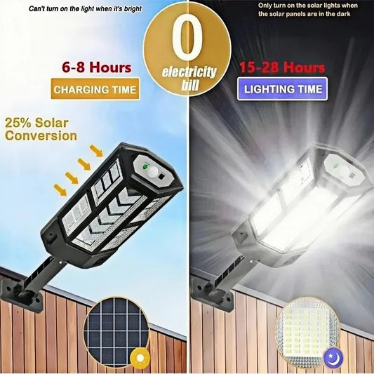 Lampe Solaire Extérieure – Détecteur de Mouvement IP65