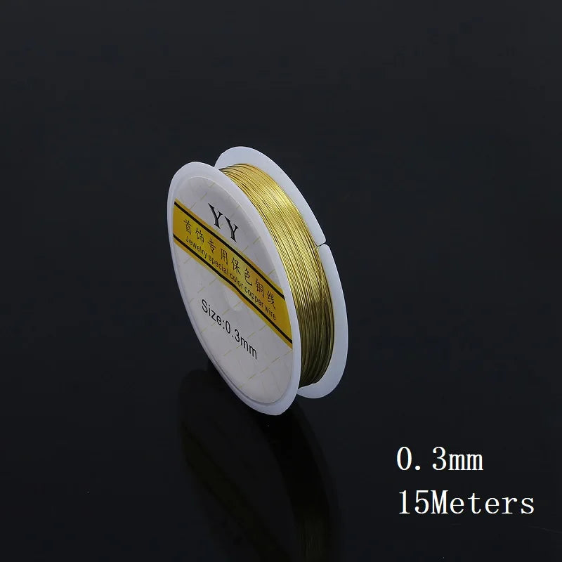 Fil Métallique Bijoux – Argent, Or, Cuivre 0.3 à 1mm