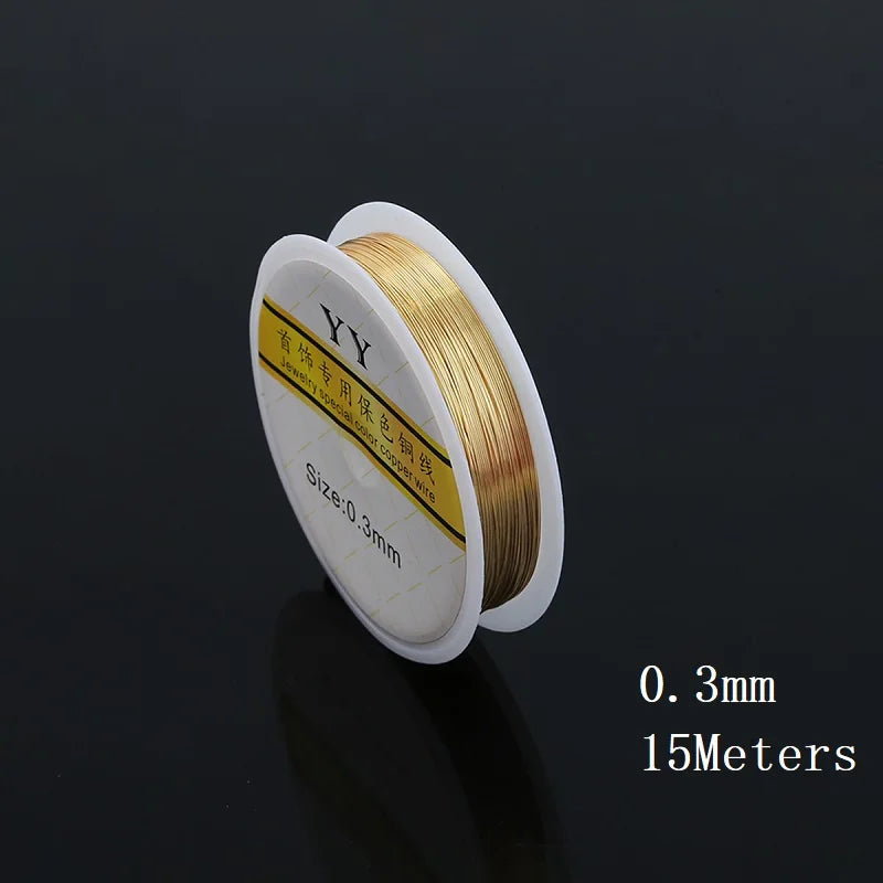 Fil Métallique Bijoux – Argent, Or, Cuivre 0.3 à 1mm