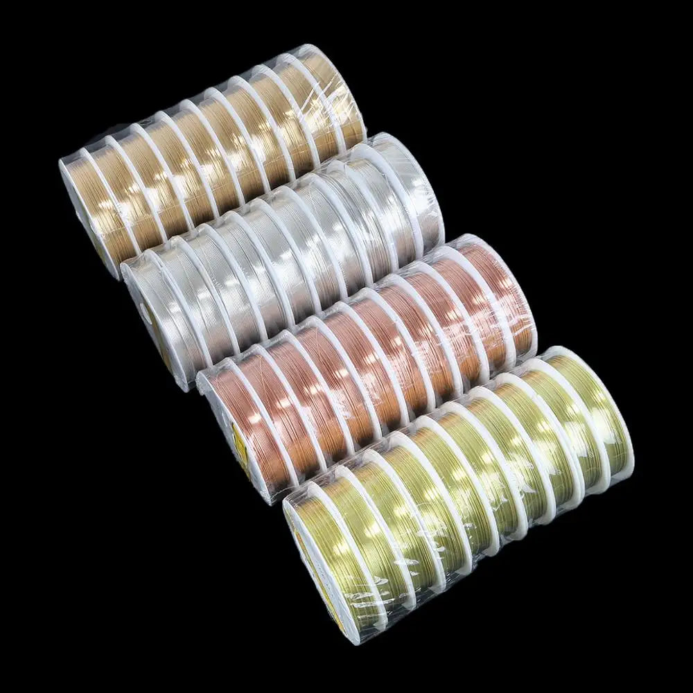Fil Métallique Bijoux – Argent, Or, Cuivre 0.3 à 1mm