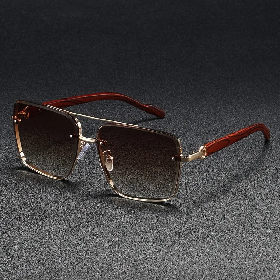 2025 Square Sunglass Men Luxury Vintage Sunglasses Women Trendy Retro Fashion Glasses Gafas De Sol Hombre Lunette Soleil Femme