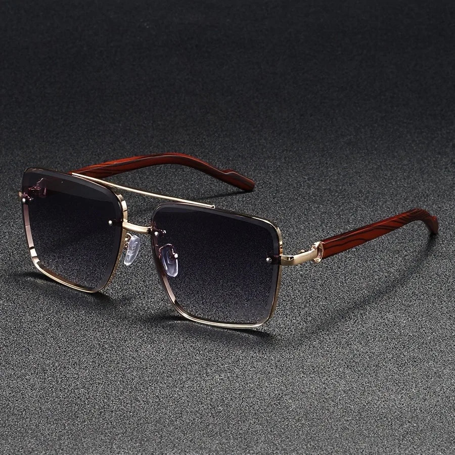 2025 Square Sunglass Men Luxury Vintage Sunglasses Women Trendy Retro Fashion Glasses Gafas De Sol Hombre Lunette Soleil Femme