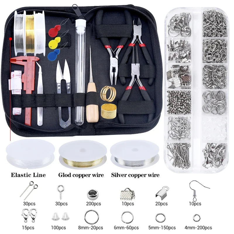 Kit Fournitures Bijoux – Outils et Composants DIY