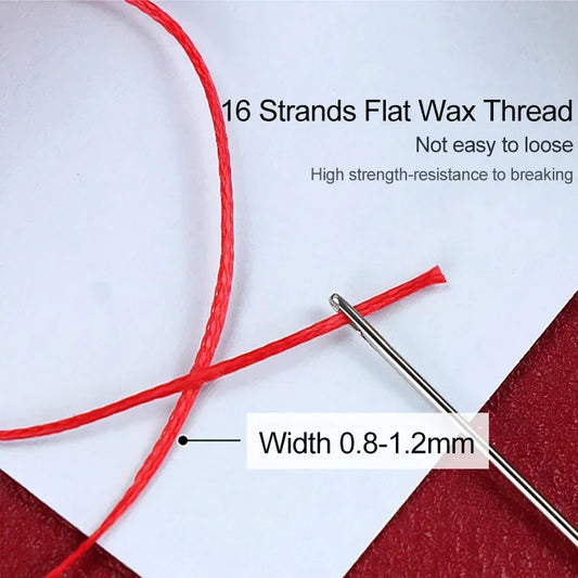 Fil Plat Ciré pour Maroquinerie – Couture Cuir DIY