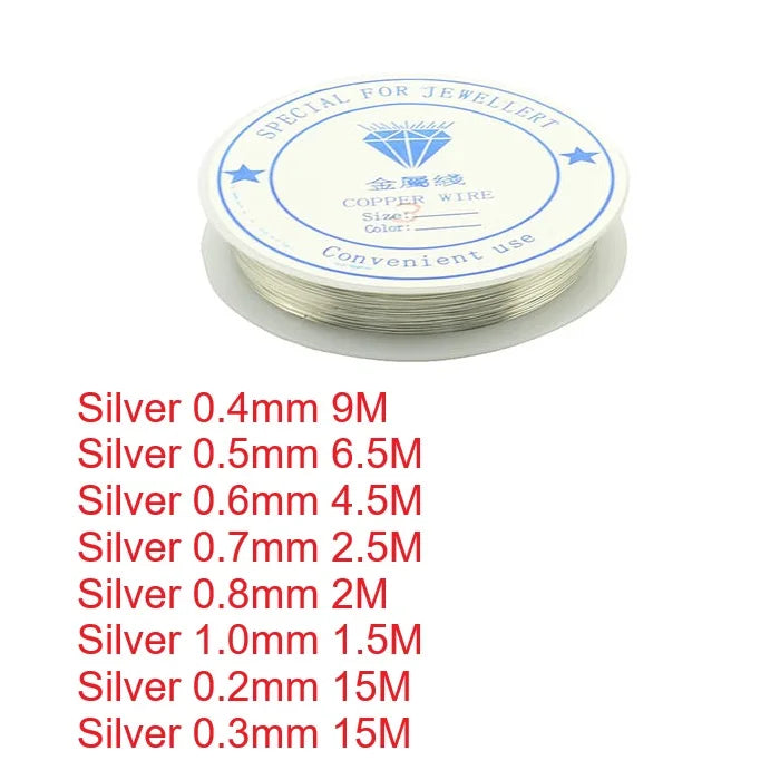 Fil Cuivre Spirale Résistant – 0.2 à 1mm (1.5m à 100m)