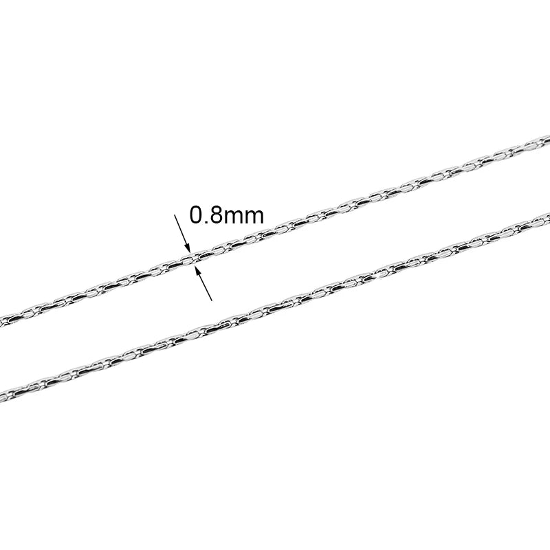 Chaîne Acier Inoxydable Dorée – Maille Cuban / Bille 2m