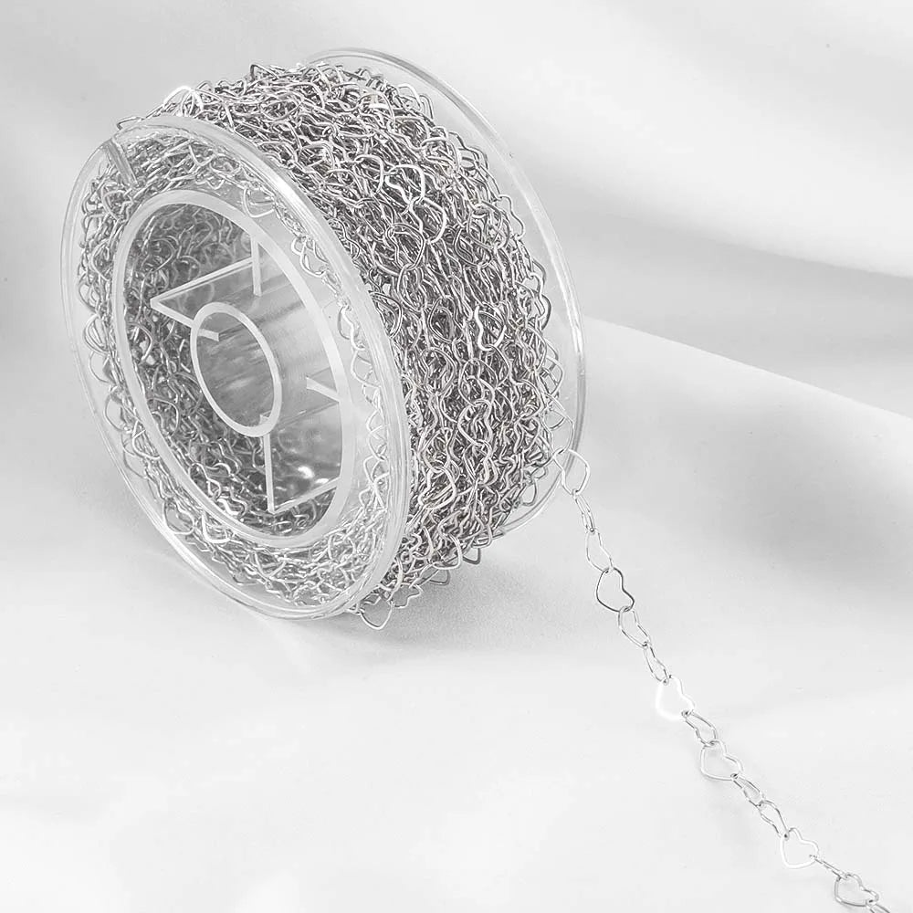 Chaîne Acier Inoxydable – 10 Styles DIY 10m