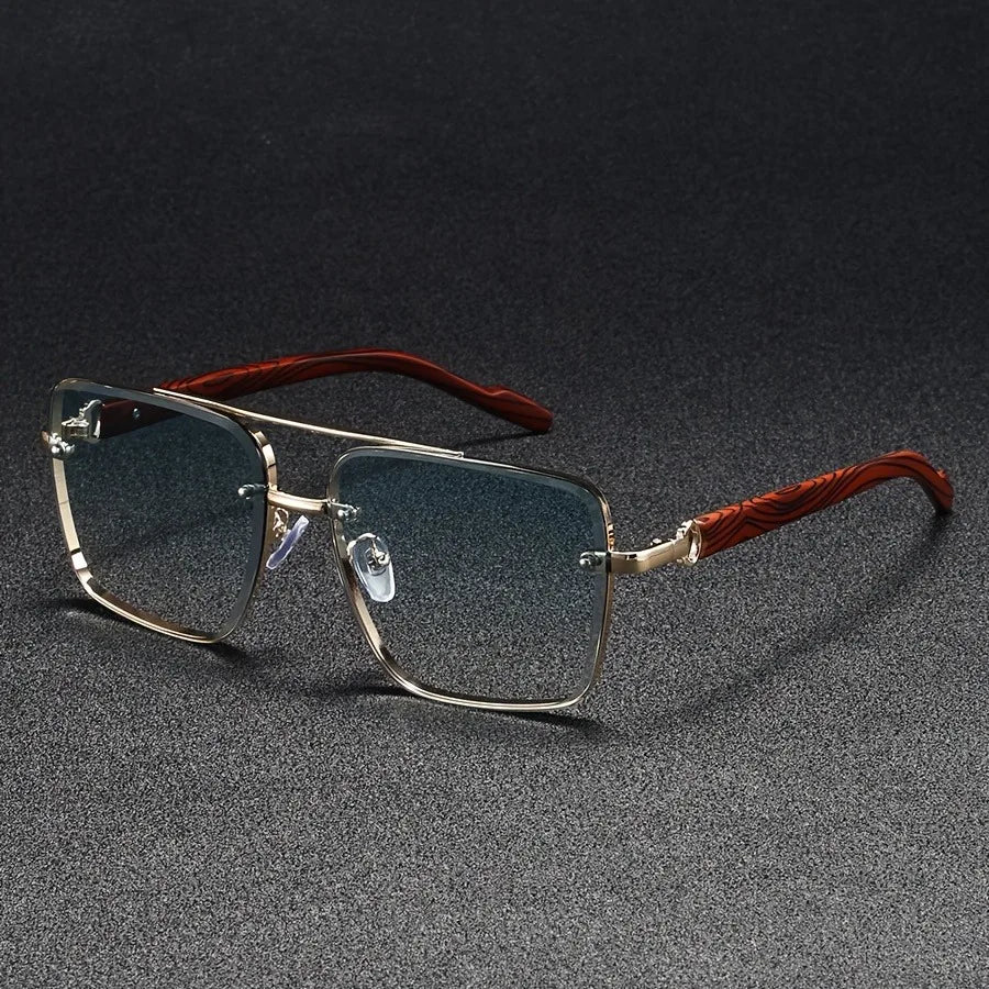 2025 Square Sunglass Men Luxury Vintage Sunglasses Women Trendy Retro Fashion Glasses Gafas De Sol Hombre Lunette Soleil Femme