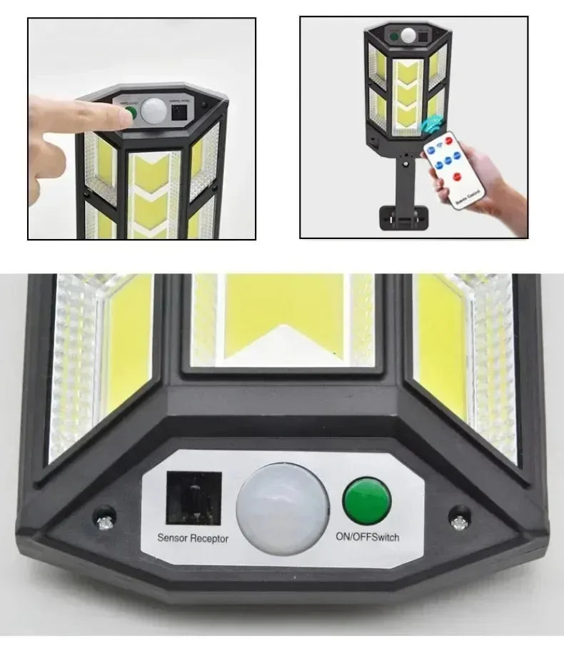 Lampe Solaire Extérieure – Détecteur de Mouvement IP65