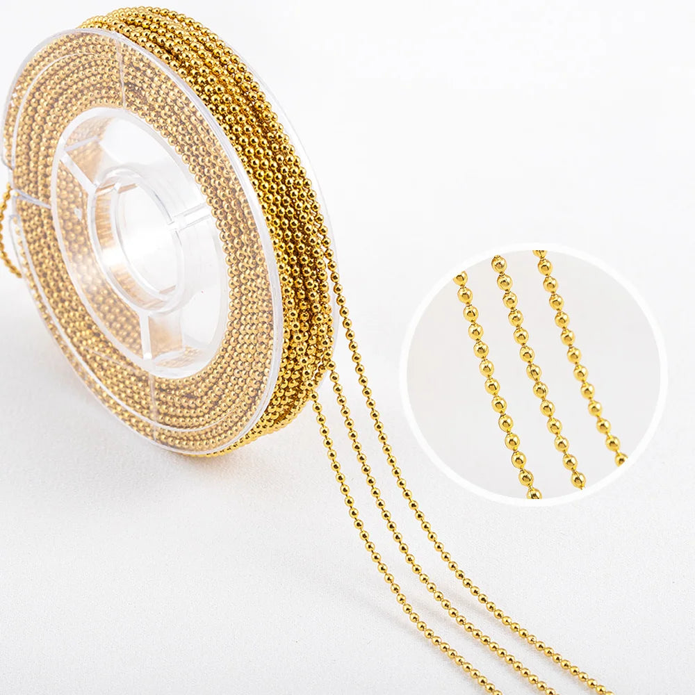 Chaîne Acier Inoxydable – 10 Styles DIY 10m