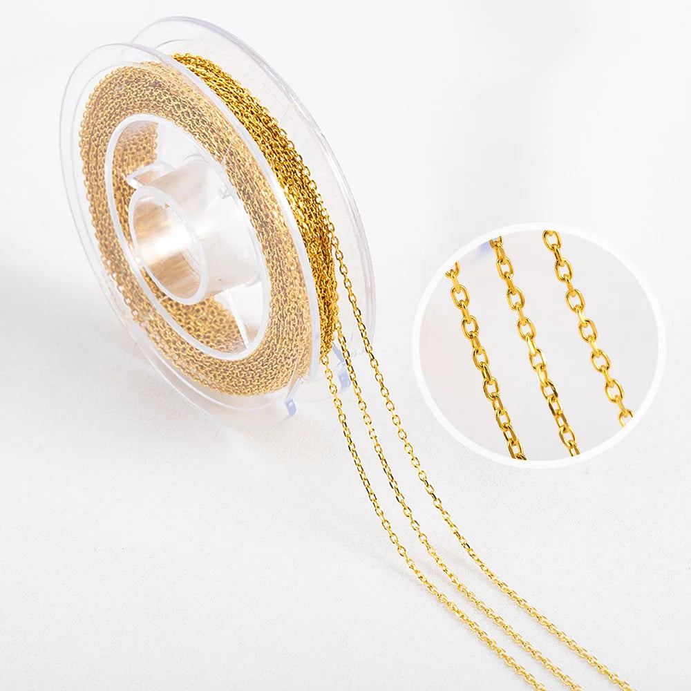Chaîne Acier Inoxydable – 10 Styles DIY 10m