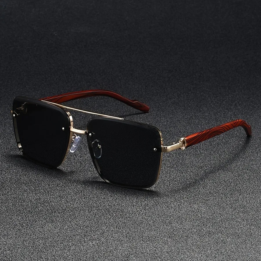 2025 Square Sunglass Men Luxury Vintage Sunglasses Women Trendy Retro Fashion Glasses Gafas De Sol Hombre Lunette Soleil Femme