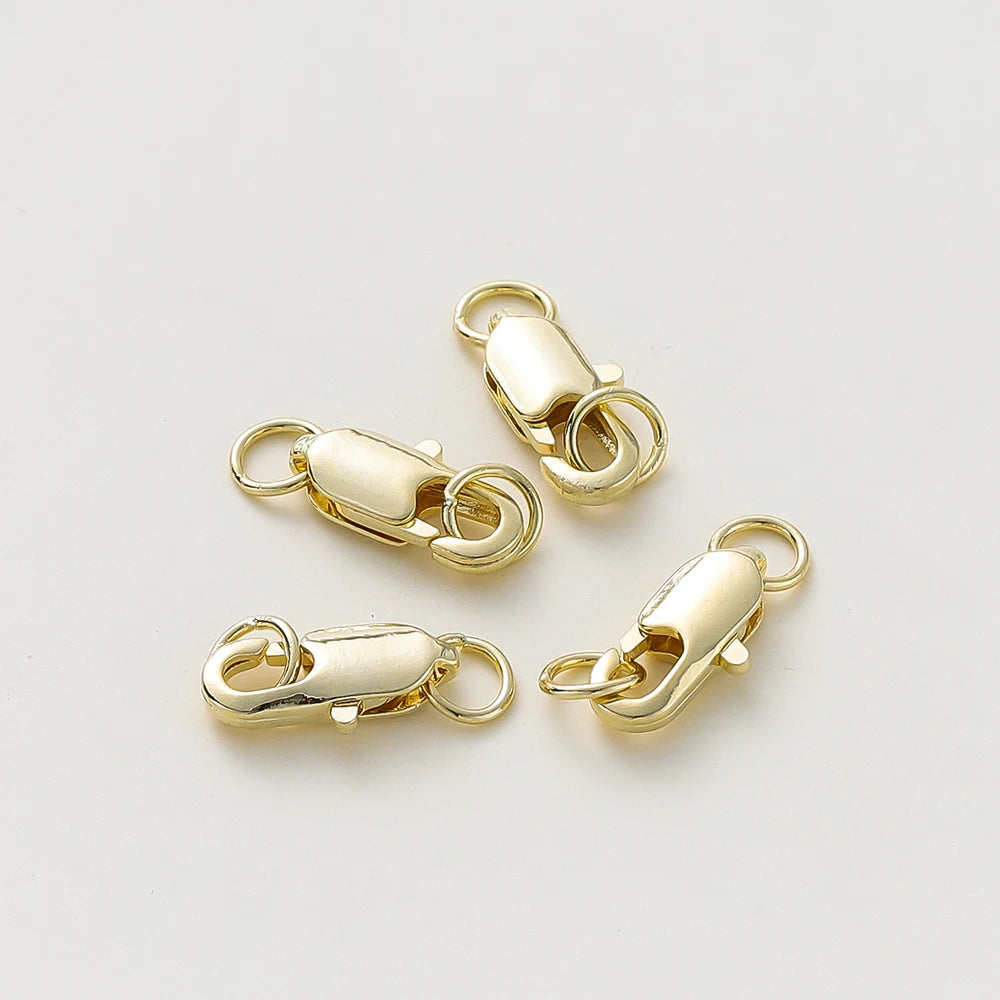 Kit Fermoirs Homard + Anneaux Ouverts – Plaqué Or 14K/18K
