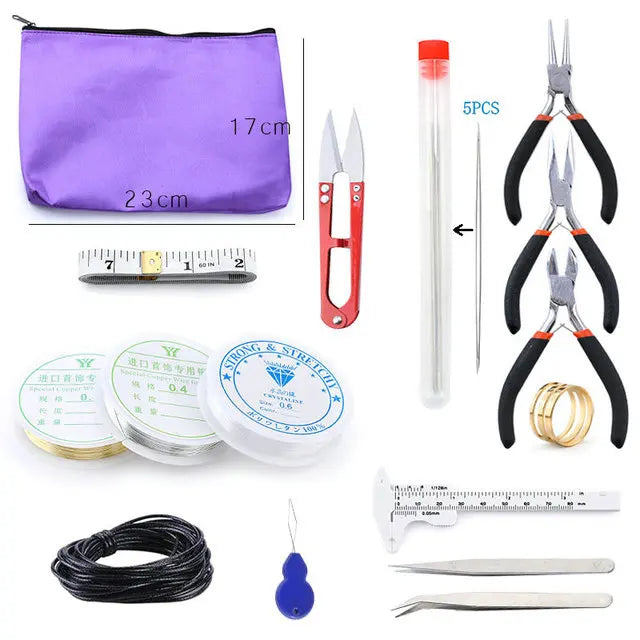 Kit Fournitures Bijoux – Outils et Composants DIY