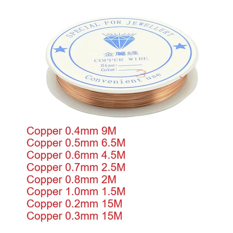 Fil Cuivre Spirale Résistant – 0.2 à 1mm (1.5m à 100m)