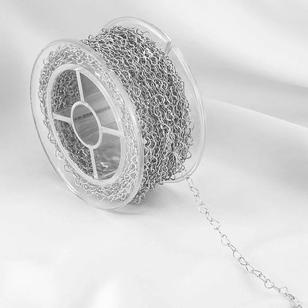 Chaîne Acier Inoxydable – 10 Styles DIY 10m