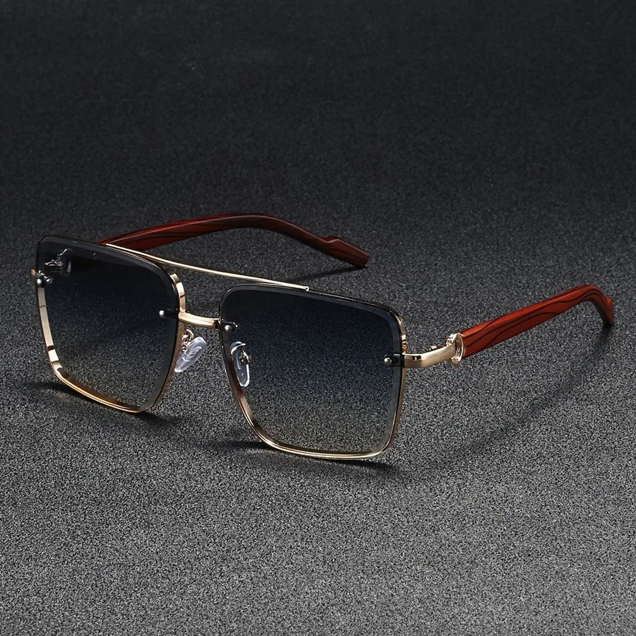 2025 Square Sunglass Men Luxury Vintage Sunglasses Women Trendy Retro Fashion Glasses Gafas De Sol Hombre Lunette Soleil Femme