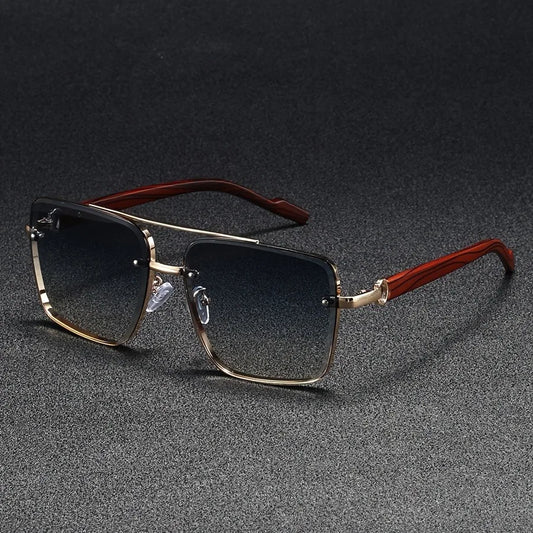 2025 Square Sunglass Men Luxury Vintage Sunglasses Women Trendy Retro Fashion Glasses Gafas De Sol Hombre Lunette Soleil Femme