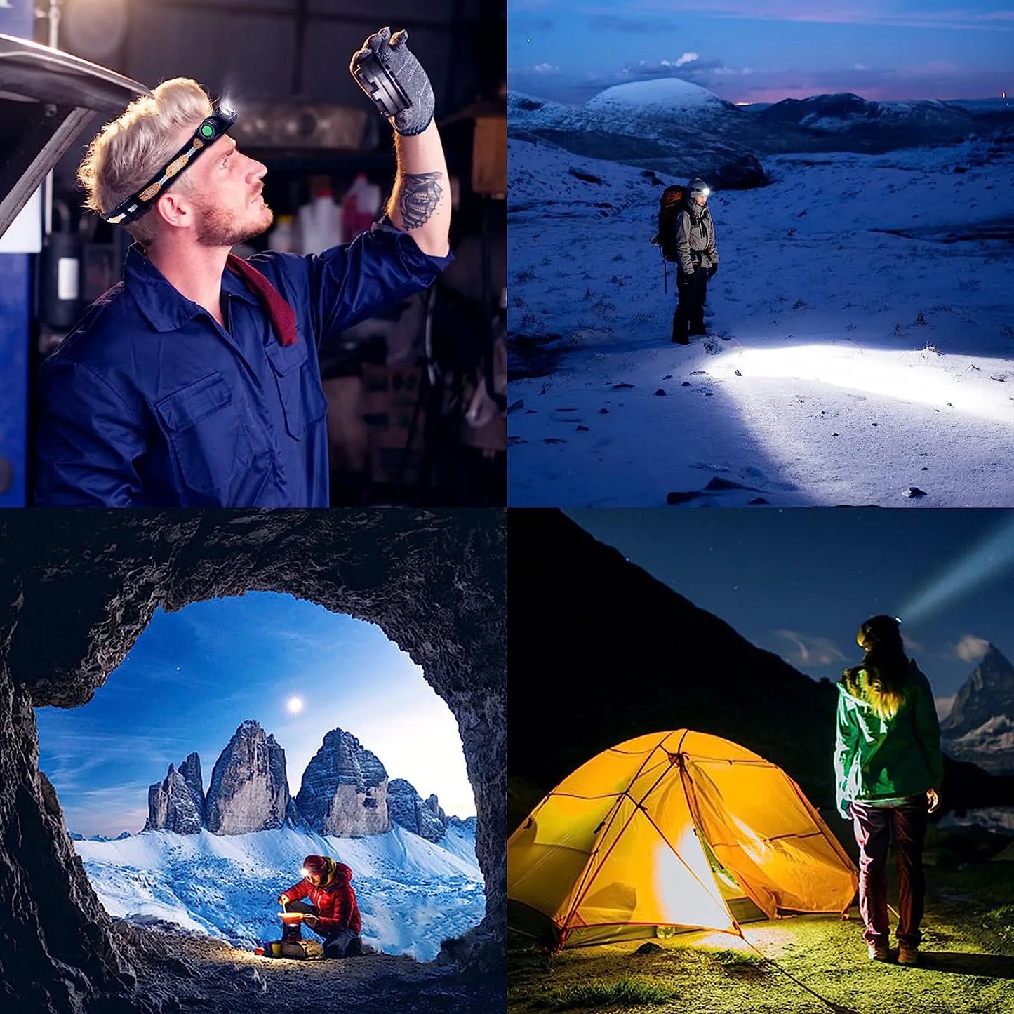 Wurkkos H25L USB Rechargeable 1000LM 18650 Headlamp